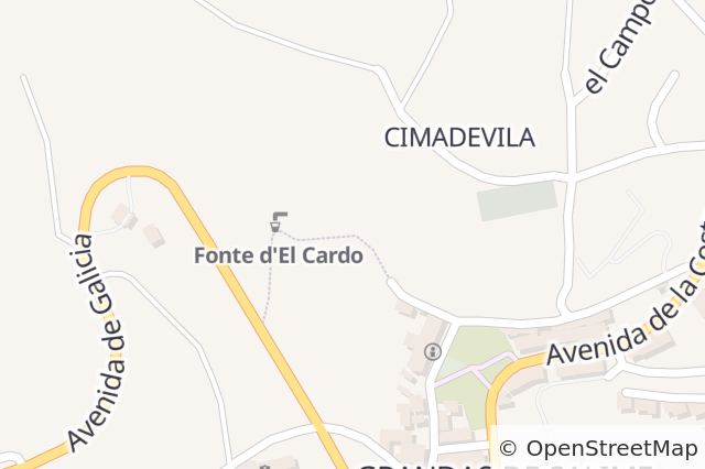 Mapa de ubicación de la propiedad