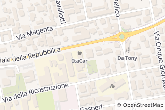 Mappa della localizzazione della proprietà