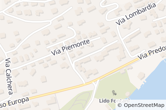 Mappa della localizzazione della proprietà