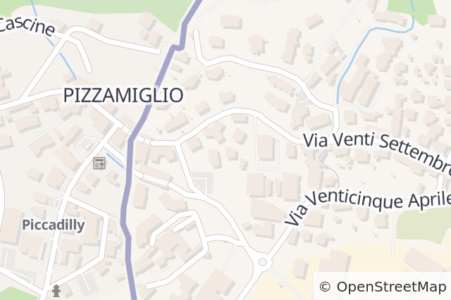 Mappa della localizzazione della proprietà