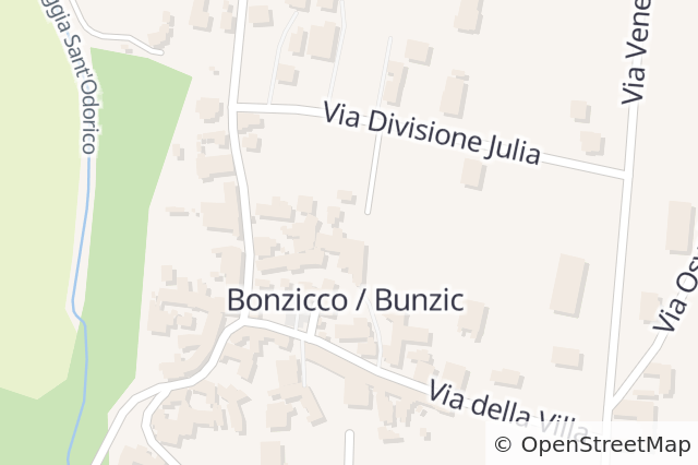 Mappa della localizzazione della proprietà