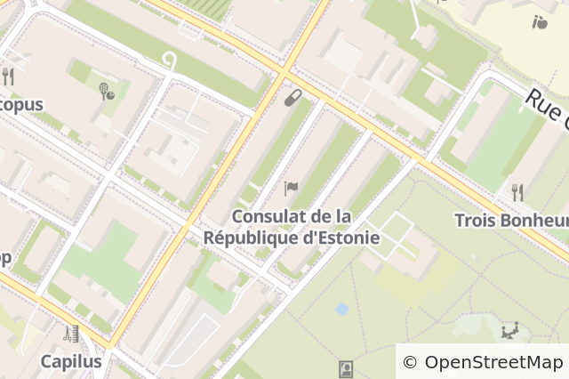 Property location map