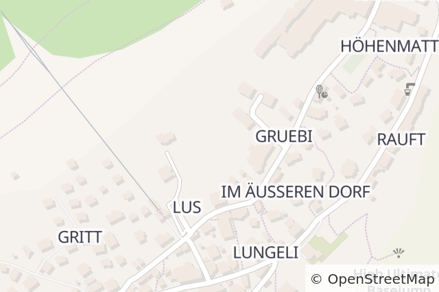 Mappa della localizzazione della proprietà