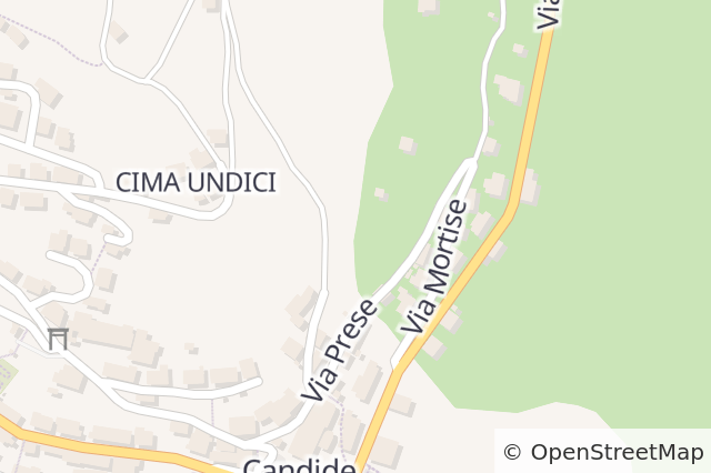Mappa della localizzazione della proprietà