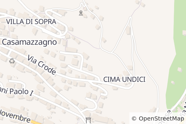 Mappa della localizzazione della proprietà