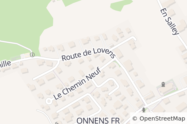 Property location map